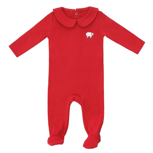 COCO BLANC <BR> Collared Footie