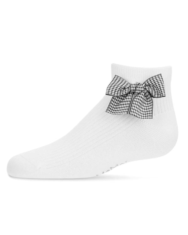 Herringbone Thin Ribbed Ankle Socks