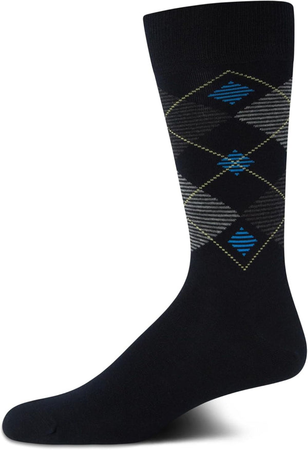 COLE HAAN <BR> Men's Argyle Crew Sock