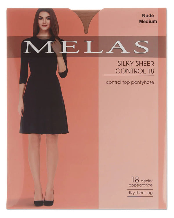 MELAS <BR> Silky Sheer Control Top Pantyhose