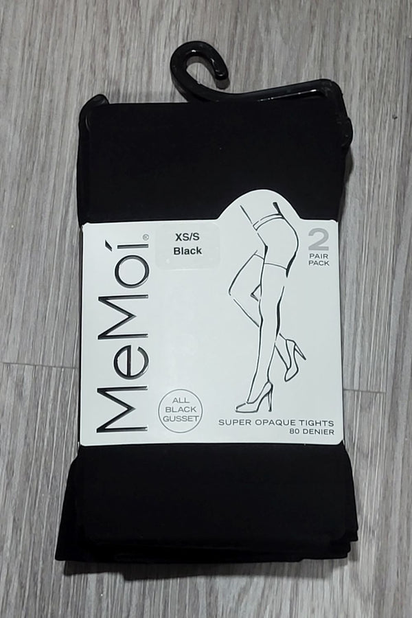 Super Opaque Control Top Tights (2pk)