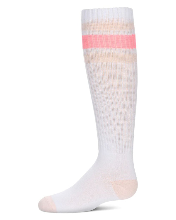 Neon Stripe Knee Sock