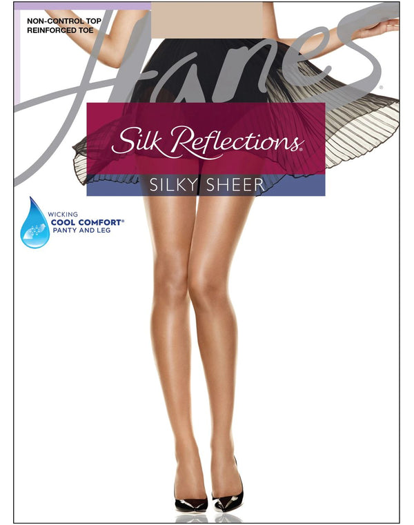 SILK REFLECTIONS <br> Reinfored Toe (Non-Control Top)