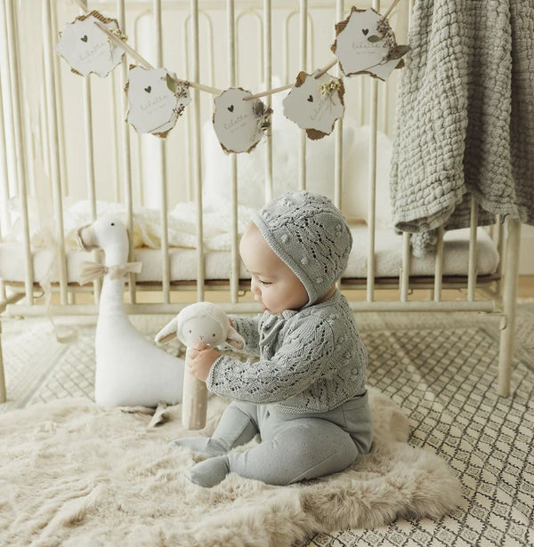 LILETTE <BR> Popcorn Weave Cardigan Set