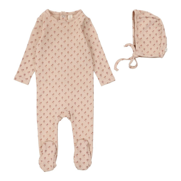 LILETTE <BR> Ballard Print Footie Set