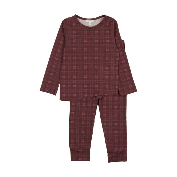 BONJOY <BR> Plaid Pajamas