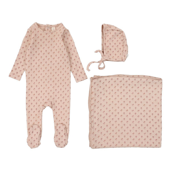 LILETTE <BR> Ballard Print Layette Set