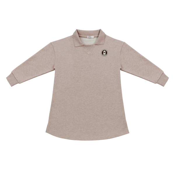 COCO BLANC <BR> Marled Sweatshirt Dress
