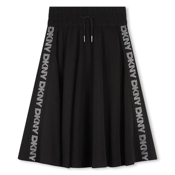 DKNY <BR> Branded Sides & Studs Midi Skirt