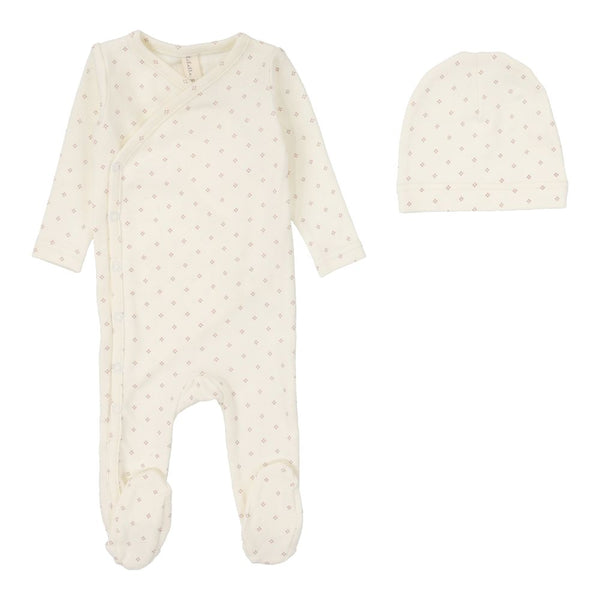 LILETTE <BR> Diamond Dot Footie Set