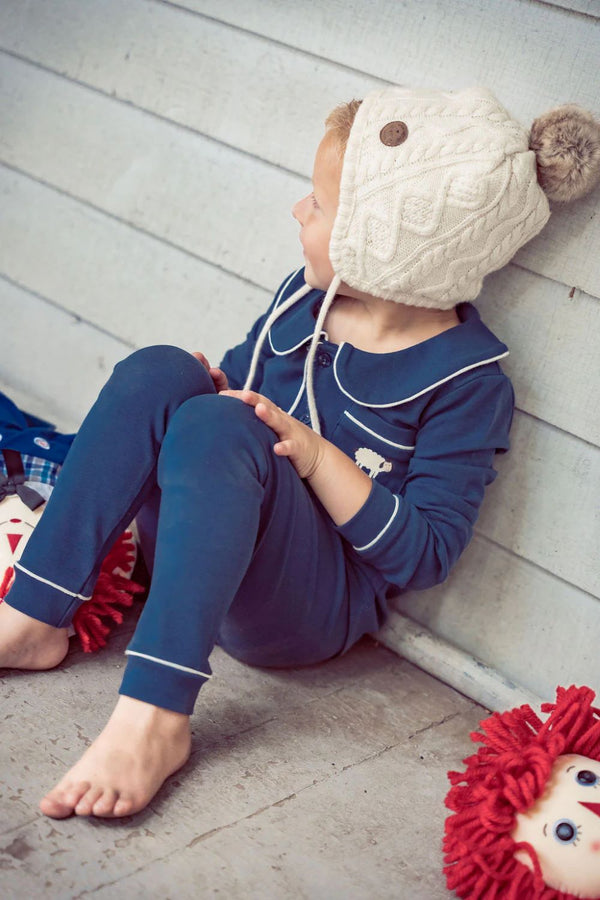 COCO BLANC <BR> Collared Pjs