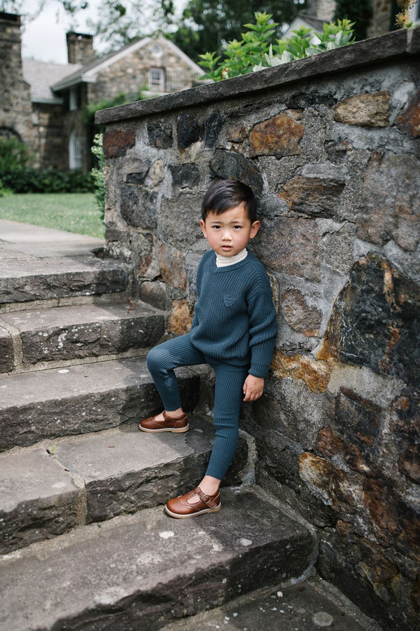 ANALOGIE <BR> Knit V-Neck Toddler Set