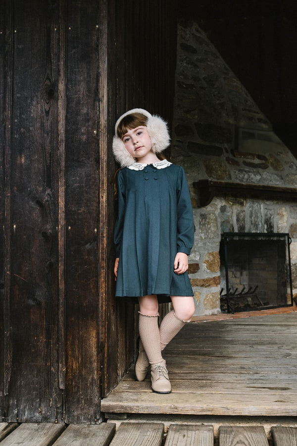 ANALOGIE <BR> Crochet Collar Dress