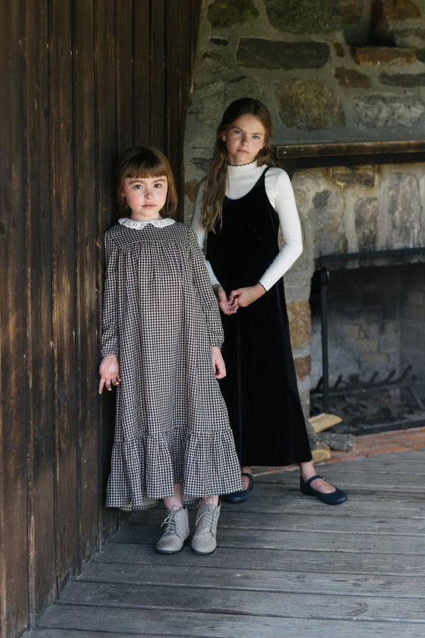 ANALOGIE <BR> Velour Slip Maxi