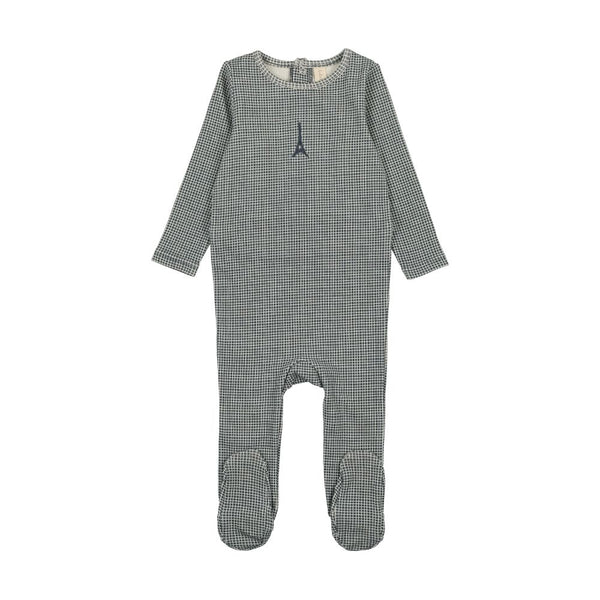 LILETTE <BR> Gingham Print Footie