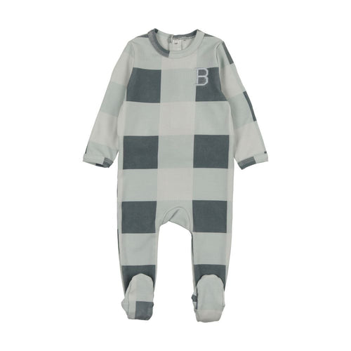Bonjoy Grid Footie - Slate