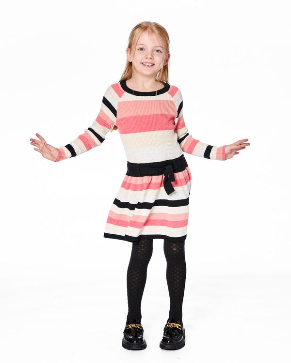 DEUX PAR DEUX <BR> Striped Knit Dress