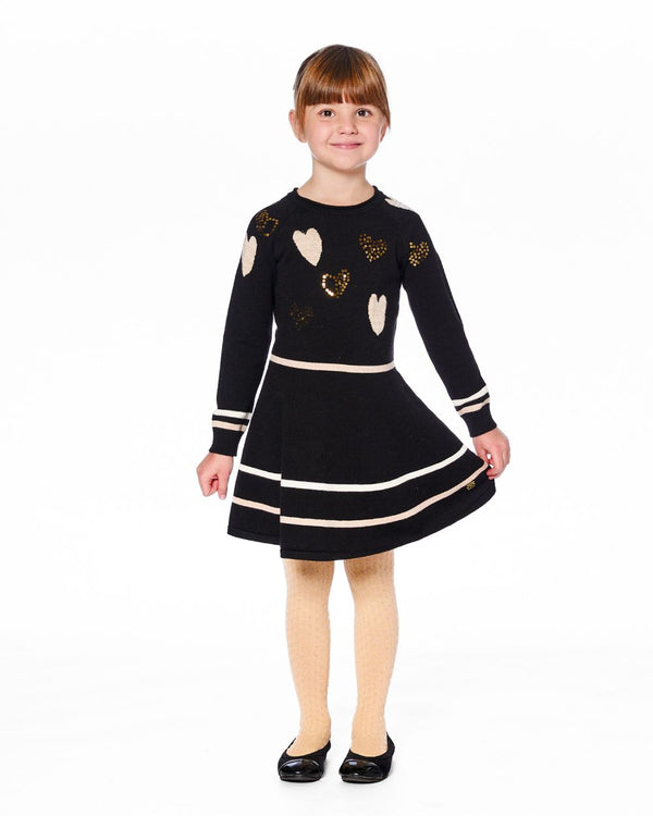 DEUX PAR DEUX <BR> Heart Knit Dress