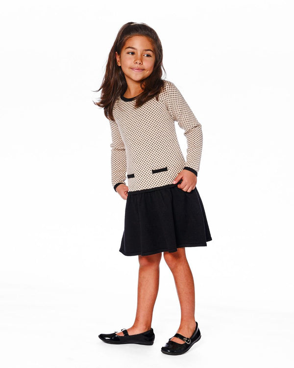 DEUX PAR DEUX <BR> Honeycomb Knitted Dress
