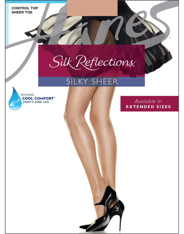 SILK REFLECTIONS <br> Sheer Toe (Control Top)