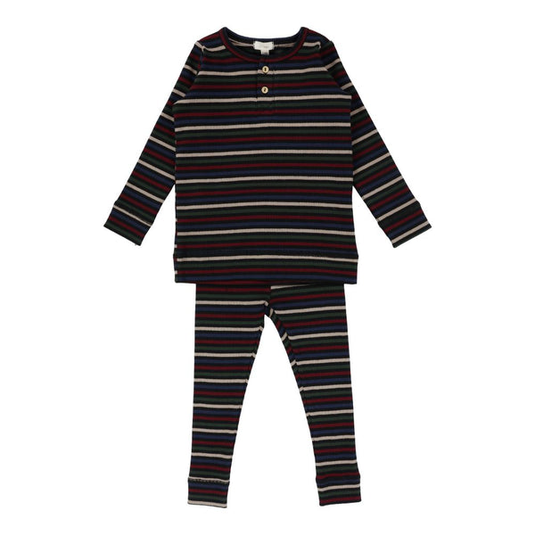 ANALOGIE <BR> Henley Ribbed Set