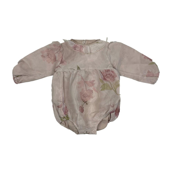 TEELA <br> Organza Floral Romper