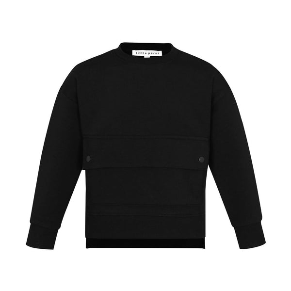 PARNI <BR> Boys Center Pocket Sweatshirt