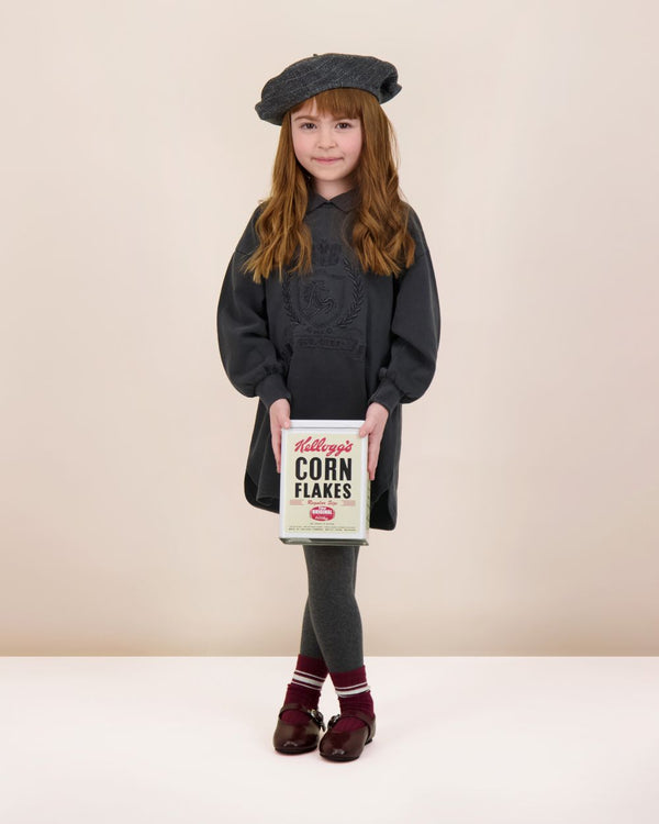 ANALOGIE <BR> Emblem Sweatshirt Dress