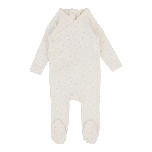 LILETTE <BR> Printed Wrapover Footie (SS)
