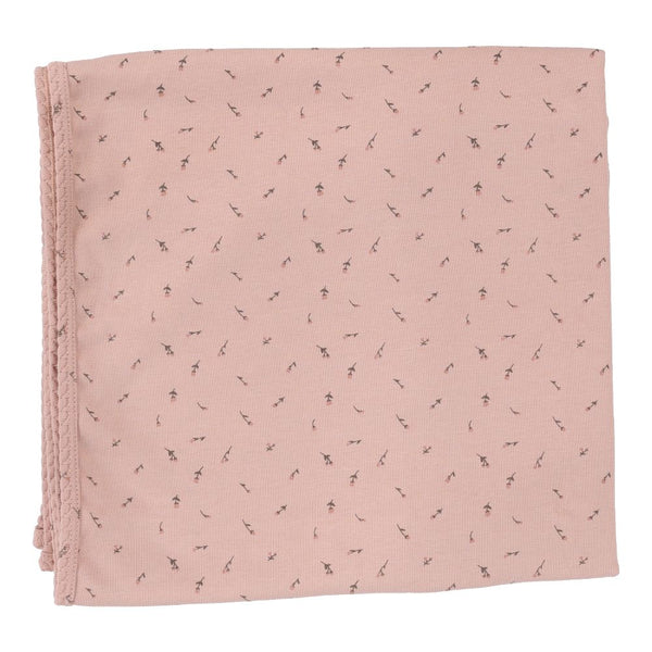 LILETTE <BR> Printed Wrapover Blanket (Scattered Branch)