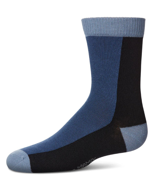 MEMOI <BR> Color Block Dress Sock