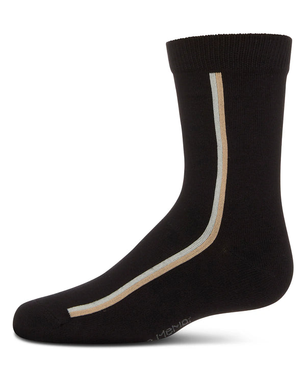 MEMOI <br> Dual Line Crew Socks
