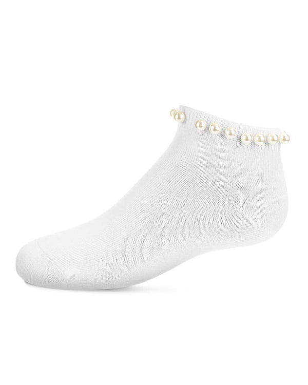 Pretty in Pearls Ankle Socks