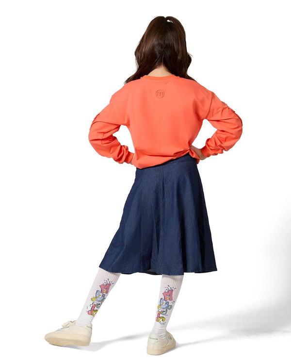 MEMOI <BR> Cargo Sleeve Bomber Style Tee