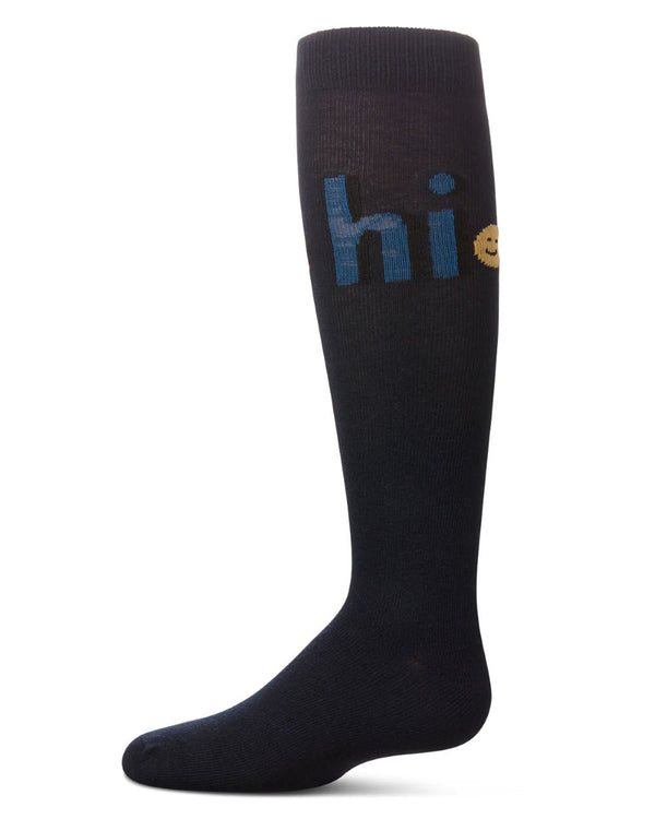 MEMOI <BR> Hi Smile Knee Sock