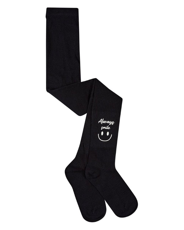 MEMOI <BR> Always Smile Cotton Tights