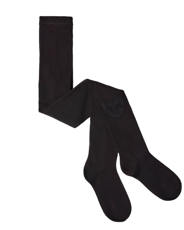 MEMOI <BR> Terry Heart Cotton Tights