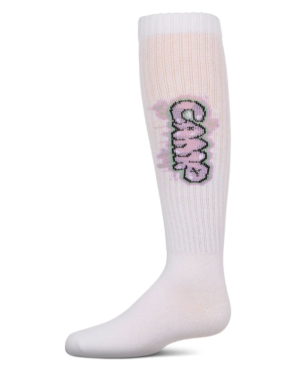 MEMOI <br> Graffiti Camp Knee Sock