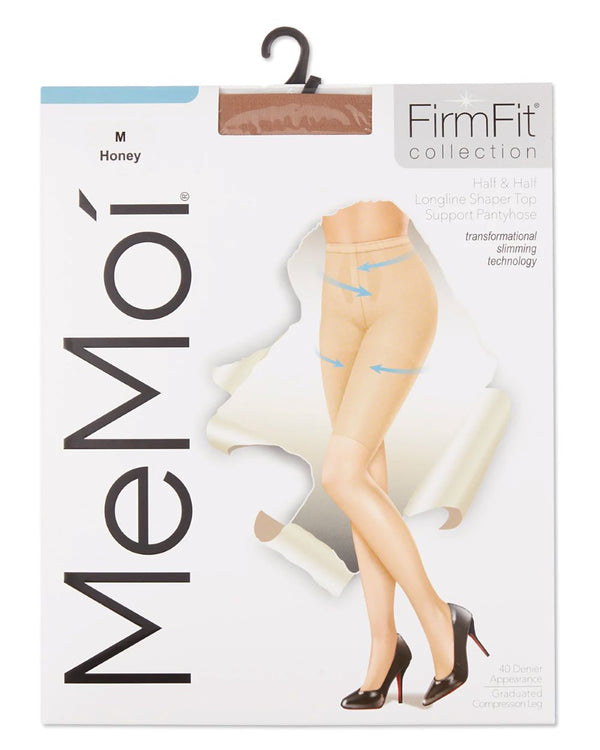 MEMOI <BR> Half & Half Support Leg Pantyhose