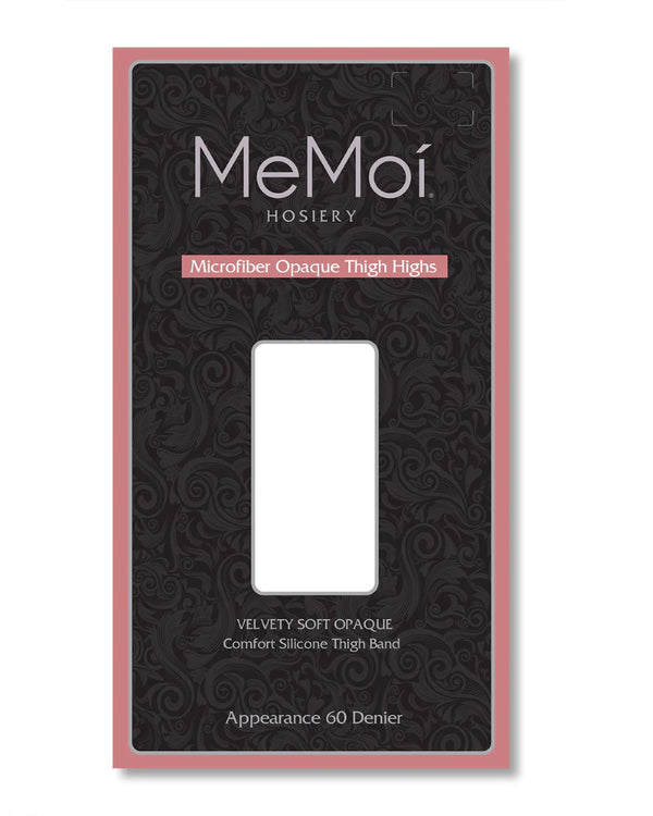 MEMOI <BR> Microfiber Opaque Thigh High