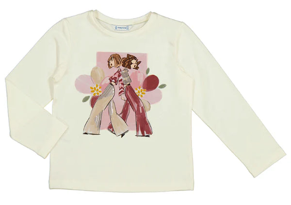 MAYORAL <BR> Flower Girls Tee