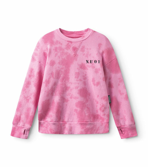NUNUNU <BR> Mega Tie Dye Sweatshirt