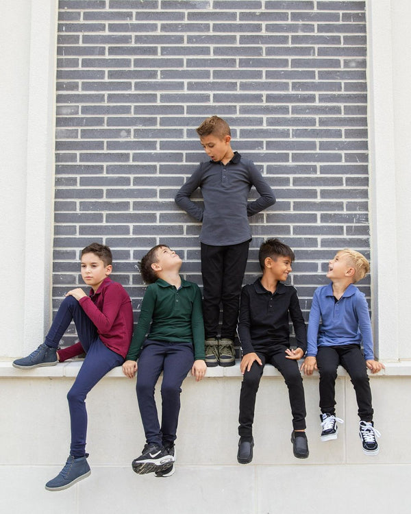 PANTHER <BR> Long Sleeve Polo