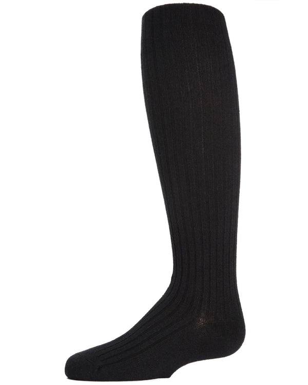 MEMOI <BR> Ribbed Knee Sock