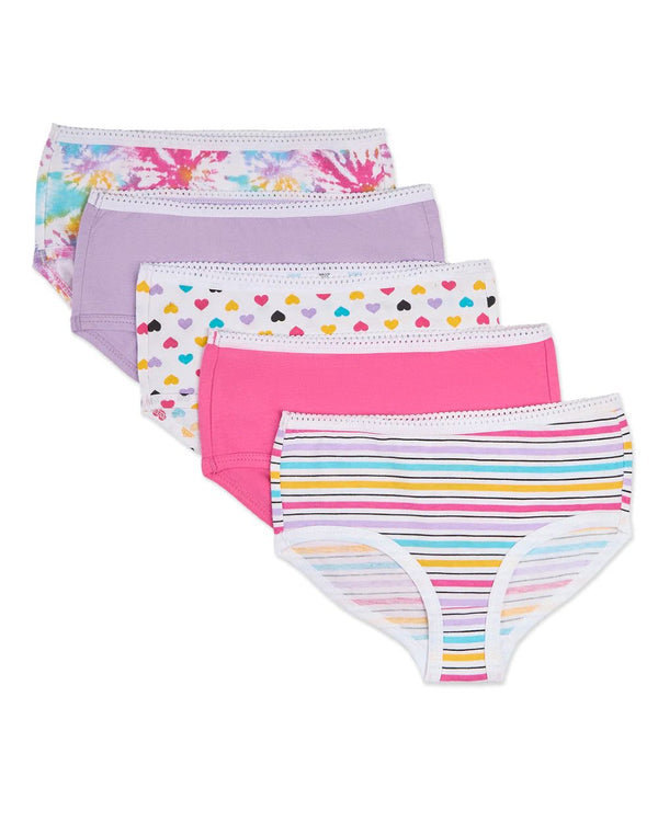 MEMOI <BR> 5pk "Shine Bright" Brief Panties