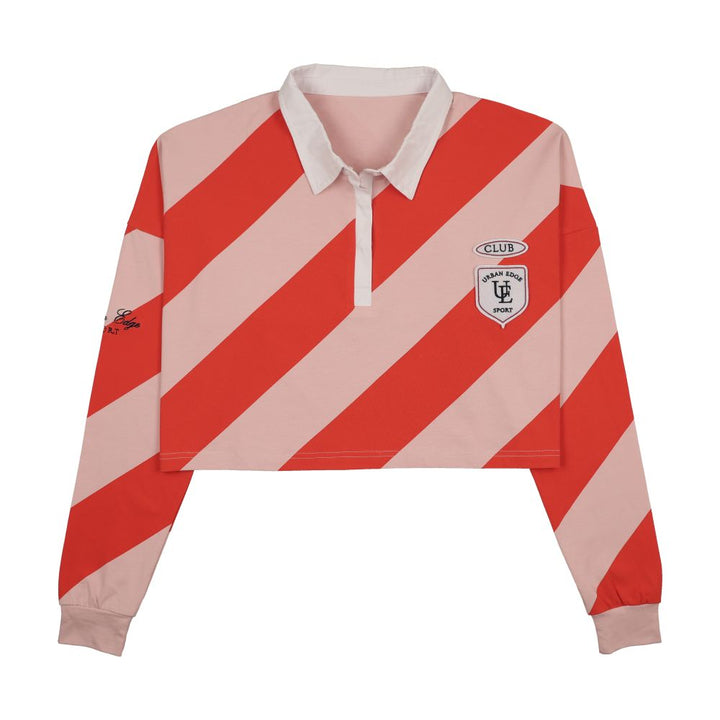 URBAN EDGE Striped Rugby Tee – B'Dazzle