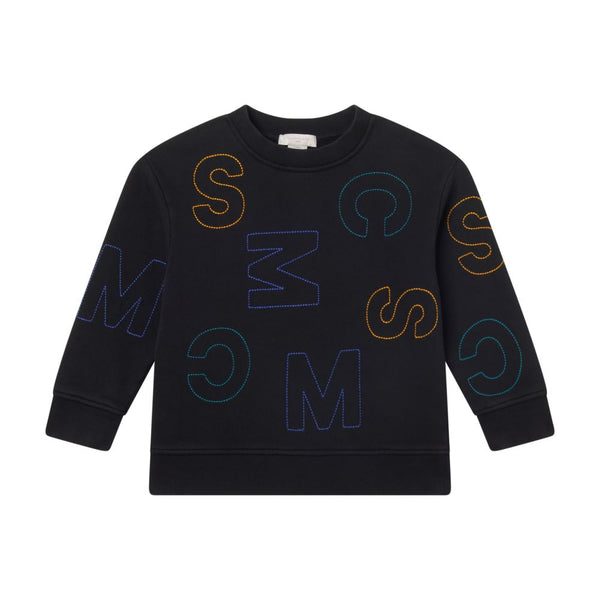 'SMC' Embroidered Sweatshirt