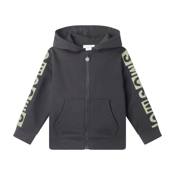 STELLA MCCARTNEY <br> Logo Tape Zip Up Hoodie