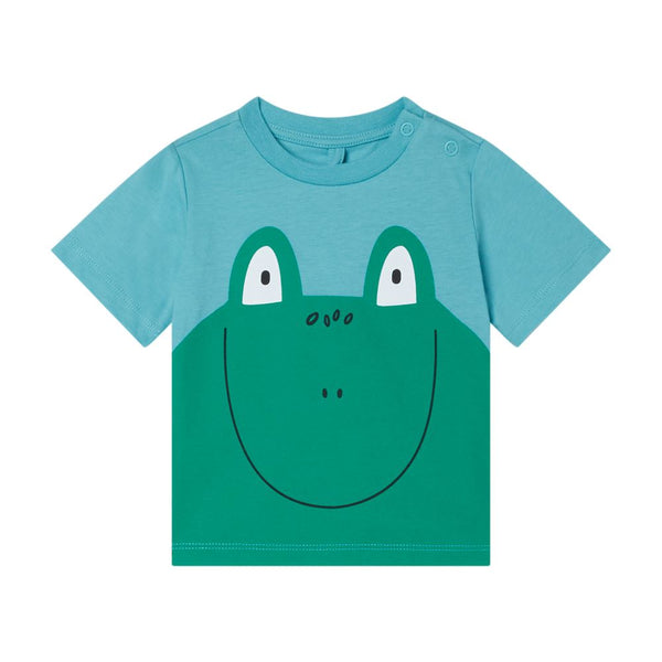 STELLA MCCARTNEY <BR> SS Frog Face Print Tee