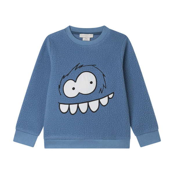STELLA MCCARTNEY <br> Yeti Face Print Teddy Sweatshirt
